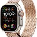 LULULOOK Milanese Mesh Loop Compatible with Apple Watch Band 49/46/45/44/42/41/40/38mm for Men Women, Stainless Steel Magnetic Buckle Strap for iWatch Ultra 3/2 Ultra Series 11 10 9 8 7 6 SE 5 4 3