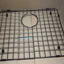 Starstar Sinks Protector Matte Black 304 Stainless Steel Kitchen Sink Bottom Grid, Rack (18x 15)