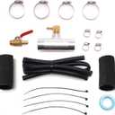 1 1/2" Diesel Installation Kit, Diesel Auxiliary Tank Install Kit Compatible with Gravity Fueled Auxiliary Fuel Tank, Only for Diesel (11025)