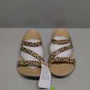 Crocs Women's Kadee II Strappy Sandals (8, Leopard)