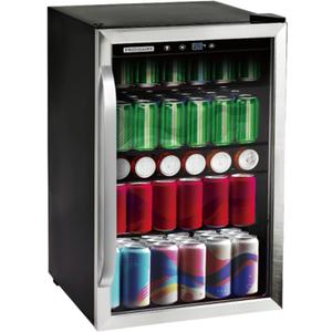 Frigidaire EFMIS155 Beverage Refrigerator, 126 Cans-Full Stainless Steel