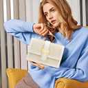 KKXIU Crossbody Bags for Women - Top Handle Purses for Lady, Leather Handbags Shoulder Clutch with Adjustable Shoulder Strap