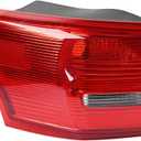 F1EZ-13405-B Driver Side Taillamp Assembly Compatible with Focus Sedan 2015-2018 (Left Side) Tail Light Rear Break Light Lamp Assembly