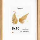 Fun Memories 26x32 Oak Picture Frame for Wall, 26x32 Frame with Matted to 22x28, Solid Wood Picture Frames for Wall Art Photo and Prints (Natural, 1 Pack)