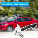 Car Door Check Strap Stopper, Car Door Hinge Stop Check Strap Limitery Compatible with Toyota Corolla Sedan 2014-2018, 68610-02250 68630-02240(Front)