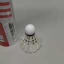 Goose Feather Badminton Shuttlecocks Birdies, 12 Pack Hight Speed Training Badminton Balls with Great Stability for Indoor Outdoor Sports (White)