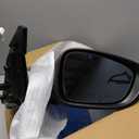 Right Side Door Mirror Compatible with Honda Accord EXL Hybird Touring 2018-2022 equipped with Power Glass, Heated, Blind Spot. Pearl Black 8pins. Replaces HO1321330 76208-TVA-A42