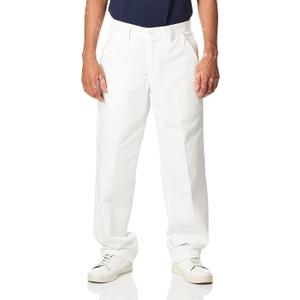Red Kap Men's Wrinkle-Free Regular Fit Twill Blend Work Pants (52W x 34L, White)