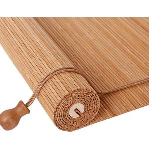 HIAPES Bamboo Blinds for Interior Window, Bamboo Shades for Indoor Windows, Easy Install Roller Shades for Indoor Window and Outdoor Patio, 64"L x 48"W