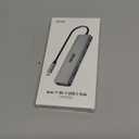 Acer USB C Hub, 7 in 1 Multi-Port Adapter for Laptop, 4K, HDMI Splitter with 2 USB A 3.1 & Type-C to HDMI Data Port, PD 100W Charging, SD Card Reader for Computer, Desktop, Space Grey