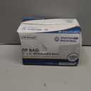 Spartan Industrial - 5 X 5 (1000 Count) 2 Mil Clear Reclosable Zip Plastic Poly Bags with Resealable Lock Seal Zipper