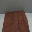 Chestnut Brown 84 Inch Pinch Pleated Linen Curtains 2 Panel Set for Living Room Thick Linen Textured Drapes 84 Inches Long Pinch Pleat Drapes Semi Sheer Curtain for Dining Bedroom Office Rust Maroon