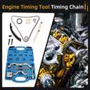 Timing Chain Kit & Engine Timing Tool Kit fit for Chevrolet Cruze/Sonic/Trax/Volt fit for Cadillac ELR fit for Buick Encore Replace# ETCK2102 TK343 22HP47N
