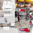 200 Pcs Plastic Wire Shelf Label Holder, 4" x 2.2" Clear Wire Rack Labels, Retail Price Label with Double Snap Lock Closure, Reusable Basket Labels Clips for Storage Bins, Market, Retail Shop, Pantry