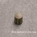 Bakelite Pool Cue Ferrule Billiard Cue Stick Ferrules 2Pcs (brown)