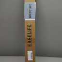 EaseLife 6 FT Brushed Nickel Sliding Barn Door Hardware Track Kit,Straight Pulley,Heavy Duty,Slide Smoothly Quietly,Easy Install (6FT Track Kit for 30"~36" Wide Single Door)