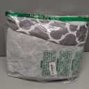 Smiry Rectangle Picnic Table Cover, Waterproof Elastic Fitted Camping Tablecloths for 8 Foot Tables, Wipeable Flannel Backed Vinyl Tablecloth Protector for Indoor, Outdoor (Grey, 30x96 Inches)