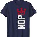 Vertical No Kings Protest Sign T-Shirt, XXL