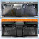 Powoq Floor Mat Compatible with 2016-2026 Dodge Durango 7 Seats Trunk Liner 3rd Backrest Mat Replacement for 2016-2026 Dodge Durango Accessories (Trunk Mat+3rd Backrest Mat+7 Seats Floor Mat)
