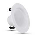 Feit Electric 4 in. Integrated LED White Retrofit Recessed Light Trim Kit Dimmable CEC Title 24 High Output Downlight Soft White 2700K LEDR4HO/927CA