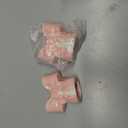 Wonderjune 2 Pack Toilet Bolt Caps Decorative Coquette Bow Bolt Screw Caps Ceramic Cute Bathroom Decor Fun Themed Gadgets Replacement Parts(Pink)