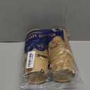 ESSENTIAL Paper Ice Cream Cups, 50pcs 8oz Disposable Dessert Bowls for Hot or Cold Food, Lids Not Included, Paper Snack Containers for Sundae, Frozen Yogurt, Soup (Brown)