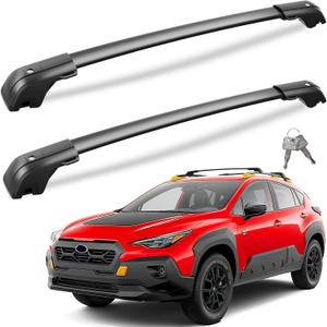 Wonderdriver 330lb Heavy Duty Lockable Roof Rack Cross Bars Compatible with Subaru Crosstrek Wilderness 2024-2026, All-Metal Aluminum Roof Rails Crossbars Rooftop Luggage Racks Bike Kayak Snowboard