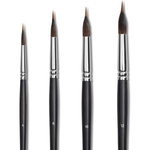 Watercolor Brushes Set, Extended Brushes, Dancart Watercolor Paint Brushes for Detail Painting, Natural & Mink Hair Blend, Birch Wood Handle