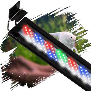 Led Aquarium Light, Full Spectrum Fish Tank Lights, 40 Gallon Freshwater Fishtank Hood Lighting for Grow Fish, Plants, Adjustable from 30 to 36 Inch