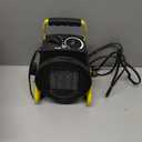 1500W Portable Garage Heater, Electric Outdoor Heater with Fast Heating & Overheat Protection, Patio and Greenhouse Space Heater for Indoor or Outdoor Use（Yellow）