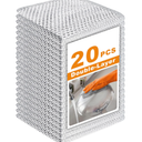 VMKBL 20 Pcs New Upgraded 3 Layers Non Scratch Wire Dishcloth, Multipurpose Wire Dishwashing Rags, Wet & Dry for Cookware, Sinks, Dishes, Stoves & Fireplaces (7.87 x 7.87-20pcs)