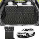 2023-2025 2026 GLC Coupe Cargo Liner Fit for Mercedes-Benz GLC 300 /GLC43 AMG (Not Fit Coupe 300E/ 350E) - PU Leather Cargo Mat with Backrest Mat & Side Panels All Weather GLC Accessorie
