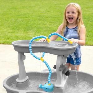 okcool Rechargeable Water Table Pump(Huge Water Output 8L/min),Kids Sand Water Play Pump, Whale-Shaped Design, Suitable for Most Water Table on Market for Maximum Fun in Water Table for Kids
