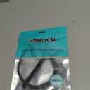 Vabogu Cat 8 Ethernet Cable 1.5FT, Heavy Duty 26AWG High Speed 40Gbps 2000MHz, Gold Plated RJ45 Shielded, Weatherproof Indoor & Outdoor LAN Cable for Gaming PC PS5 Xbox Modem Router