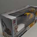 DOUBLE E Volvo RC Excavator Remote Control Excavator Toy for Boys Full Function Construction Vehicles Toys with Shovel for Outdoor Play Sandbox Digger Toys Gifts for Kids