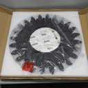 Honiway 21 inch Black Wall Decor Vintage Mirror, Boho Style, Wooden Frame, Easy to Hang, Ideal Gift