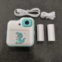 Children Printable Camera, Toddler Digital Camera Toys 2.4 Inch Screen with 2 Roll Print Paper for Child (Blue)