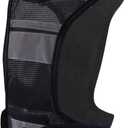 LED Safety Reflective Vest, USB Rechargeable Running Reflector Gear with Storage Pocket, Adjustable Vest (Black)