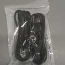 Superer 2 Pack 4 ft TV Power Cord Cable Fit for Samsung LG TCL Sony Apple Insignia Sharp Toshiba JVC Hisense Roku 4k 8k Smart LED LCD HD, Universal C7 2 Prong Replacement AC Cables, ETL Listed