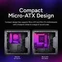 Cooler Master MasterBox Q300L Micro-ATX PC Case Compact mATX Computer Case with Magnetic Dust Filters, Modular Adjustable I/O Panel, Perforated Airflow Design, 1 x 120mm Pre-Installed Fan, Black