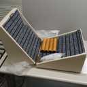 17.13" H Dog Stairs for Small Dogs, 2-in-1 Pet Steps & Ottoman - Foldable Dog Stairs for Couch, Non-Slip Wooden Pet Stairs for Puppy Senior Injured Dogs