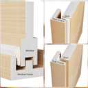 ESUFEIR 3pcs196" Wedge Sliding Window Weather Stripping Door Gap Filler,Adhesive Window Insulation for Winter Door Seal Strip,Soundproof Foam Tape for Frame,Brown