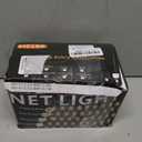 Lovelite 510LED Halloween Net Lights, 28ft x 5ft Outdoor Mesh Lights Purple Orange Clear Wire, 8 Modes & Timer, Waterproof Connectable String Lights for Bushes Xmas Tree Garden Holiday Party