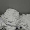 SEPARO Spandex Table Cover 4 Pack 6FT White Fitted Tablecloths, Washable Wrinkle Resistant Stretch Table Cloth Rectangle for Party Hosting Supplies, Wedding Decorations, Vendor Display, Banquet (72" x 30" (Rectangular))