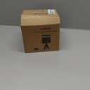 EDISHINE Tripod Table Lamp, Small Cute Bedside Lamp with Linen Beige Lampshade, Nightstand Lamp for Nursery, Bedroom, Kid Room, Living Room, Light Brown Wooden Base, E26 Socket, 14.2 Inch