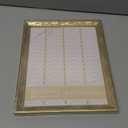 VIOLABBEY 8x10 Picture Frame Gold,Vintage Rustic Photo Frame with Distressed Finish for Home or Office Decor, Tabletop or Wall Display, Fits 8x10 Photos