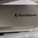 FoodSaver Compact Vacuum Sealer Machine with Airtight Bags and Roll - Ideal for Sous Vide and Airtight Food Storage, White