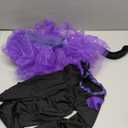 Spooktacular Creations Halloween Child Girl Purple Black Tutu Cat Skirt costume for Party  Medium