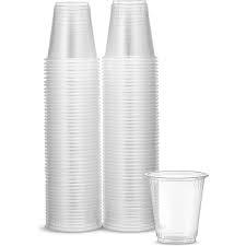 PLASTICPRO 3 Oz Disposable Plastic Clear Drinking Cups [2400 Count]