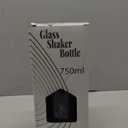 Paddi Glass Shaker Bottle for Protein - Odorless, BPA Free, Leak-Proof - 20 OZ | Graduated Ideal Fitness, Milkshake and Smoothies